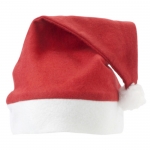 Gorro de Papa Noel publicitario con logo color rojo 1