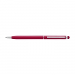 Bolígrafo delgado con puntero táctil color rojo 7