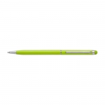 Bolígrafo delgado con puntero táctil color verde claro 5