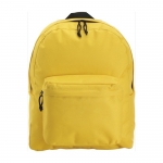 Mochilas personalizables con bolsillo exterior color amarillo 4