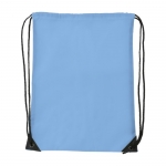 Mochila saco personalizada clásica color azul claro 5