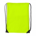 Mochila saco personalizada clásica color amarillo fluorescente 8