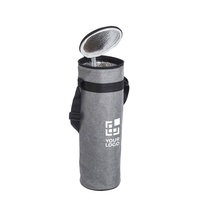 Bolsas termo personalizadas para botellas de 1,5L poliéster reciclado vista de impresión