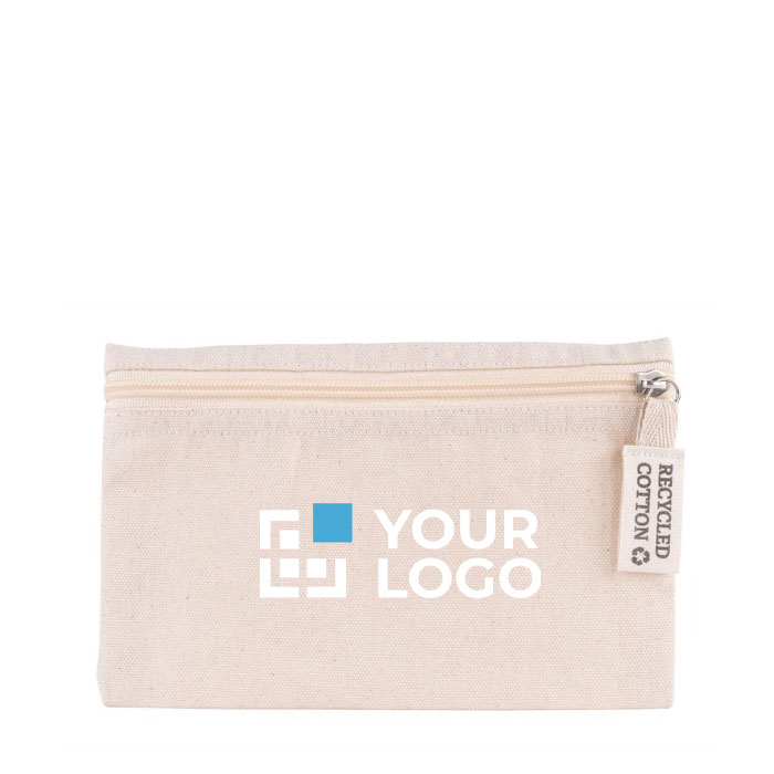 Neceser de publicidad de algodón reciclado 220 g/m2 Cotton Recycled color natural vista principal