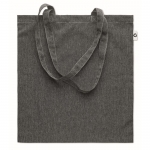 Bolsa de algodón personalizada reciclada color negro 6