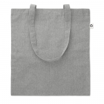 Bolsa de algodón personalizada reciclada color gris 3