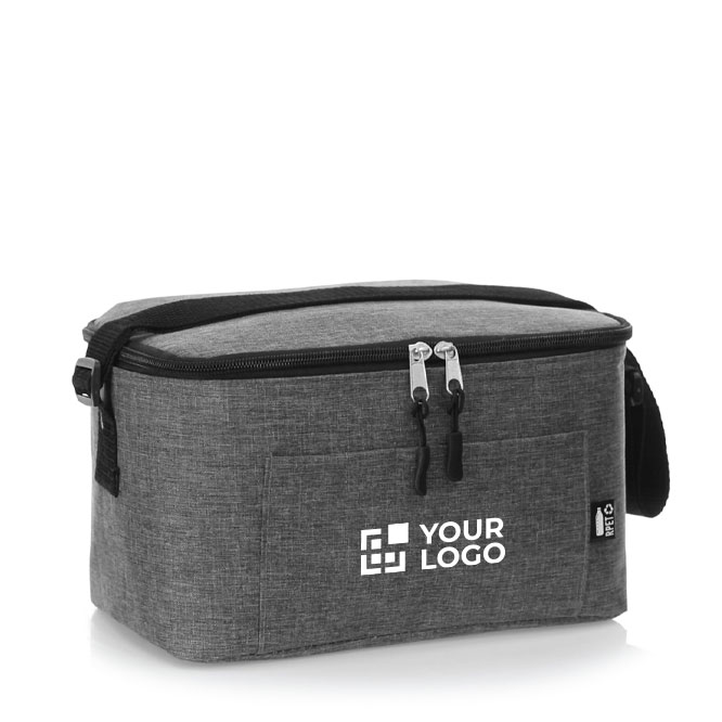 Bolsa nevera de RPET jaspeado con capacidad para 6 latas vista principal