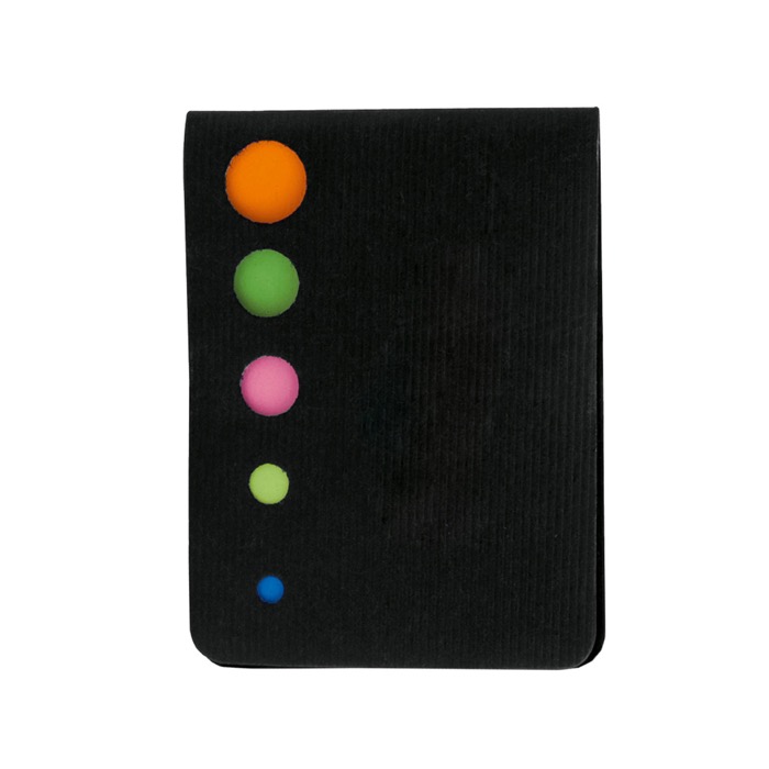 Divertido bloc de notas adhesivas de colores color Blanco