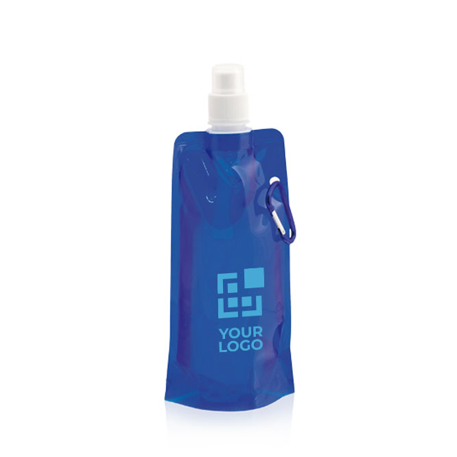 Botella de plástico plegable con mosquetón 400ml Clip vista principal