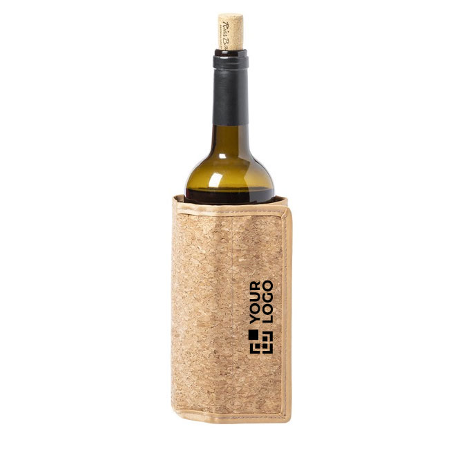 Enfriador de botella promocional de corcho con cierre ajustable Cork vista principal