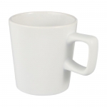 Taza de cerámica con interior brillante color blanco 1