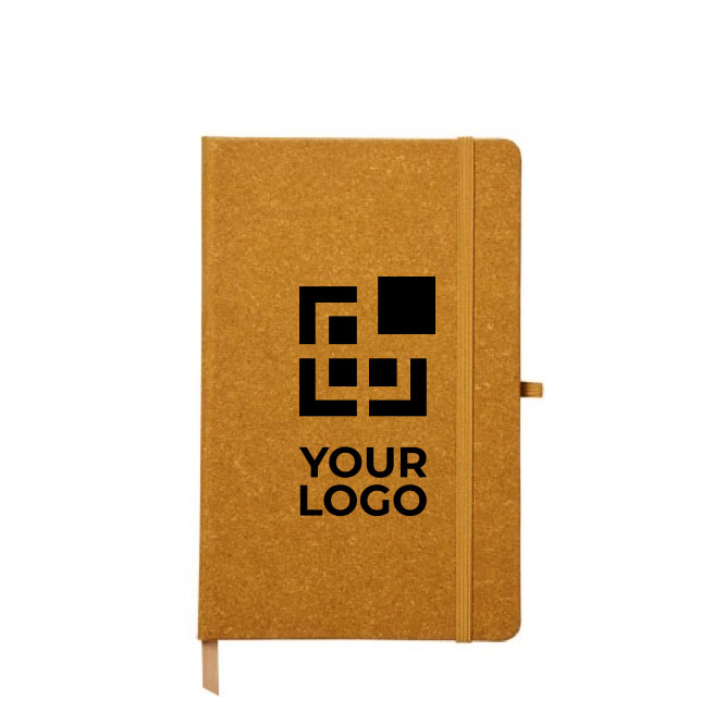 Libretas recicladas personalizadas A5 hojas a rayas PU Love Recycle vista principal
