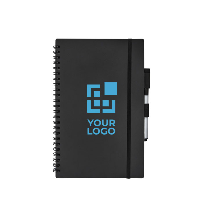 Libreta sostenible con rotulador borrable reutilizable A5 hojas lisas vista principal