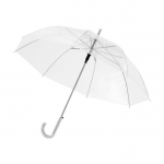 Paraguas transparente personalizado color blanco 1