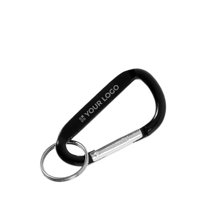 Llaveros personalizados baratos en aluminio estilo mosquetón Aluclip vista principal