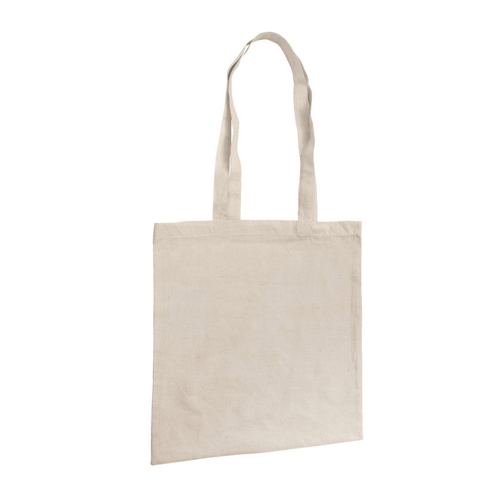 Bolsa de algodón personalizada de asas largas vista principal