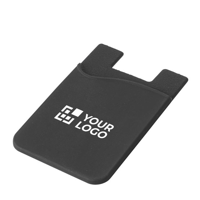 Tarjeteros personalizados de silicona con cinta adhesiva SilconCase vista principal