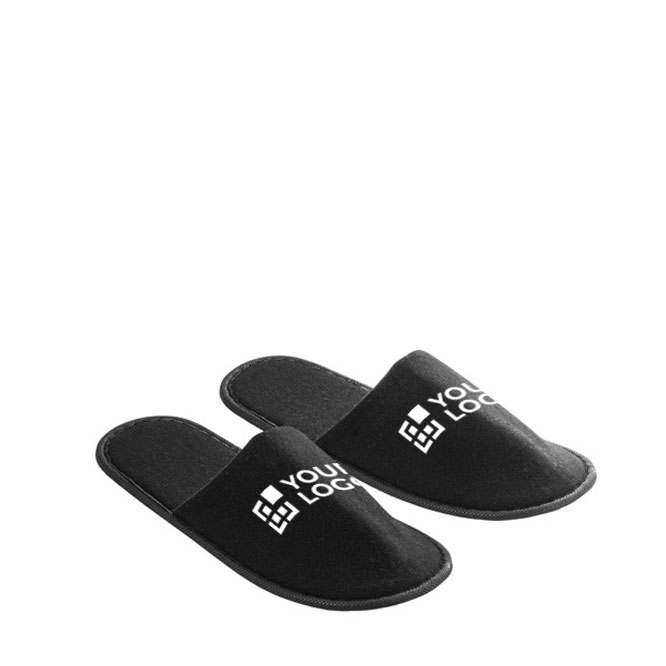 Zapatillas con logotipo para hotel de poliéster talla 43 vista principal