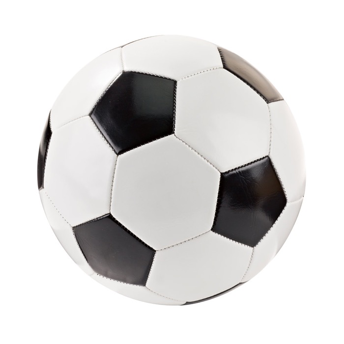 Balón de Fútbol Patch color negro