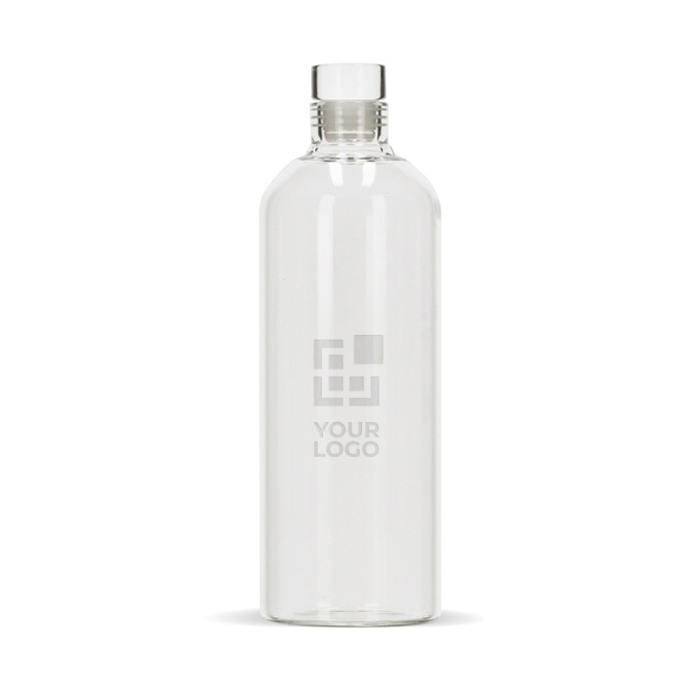 Botella de vidrio borosilicato antifugas grande de 1L Glass Fridge vista principal