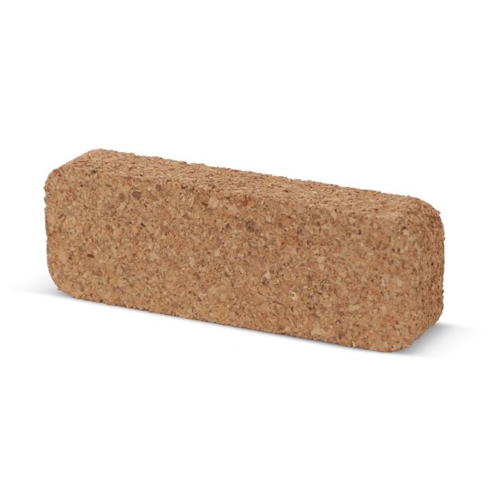 Identificador de corcho para empresas con imperdible Cork color natural