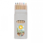 6 lápices de colores en caja de cartón para niños Essential color multicolor