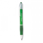 Bolígrafo Publicidad Economy color Verde Transparente vista principal
