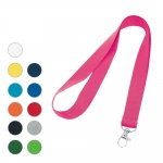 Lanyard personalizado barato de 2cm con cierre mosquetón BasicStyle varios colores