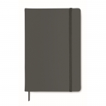 Libretas personalizadas baratas en color vivo A5 hojas lisas Sketch color gris oscuro