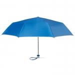 Paraguas plegable con logo 21'' color azul real 3