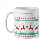 Taza de cerámica personalizada blanca especial para sublimación 300ml color blanco