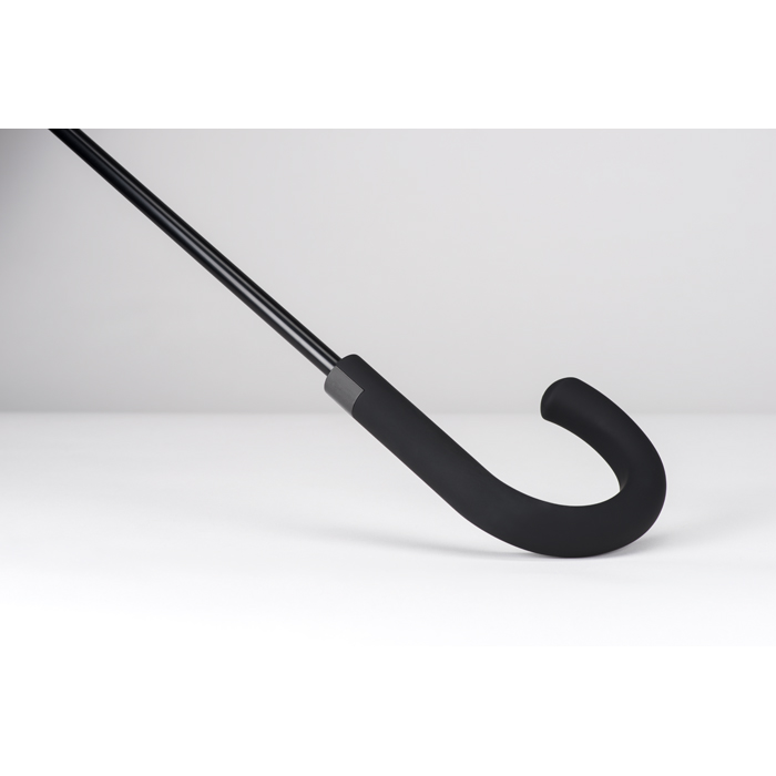 Paraguas resistente al viento con apertura automática Ø102 Twister color gris vista fotografía