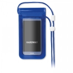 Funda de móvil impermeable para pantalla táctil Beachtime color azul transparente vista principal segunda vista