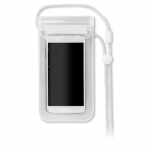 Funda de móvil impermeable para pantalla táctil Beachtime color blanco transparente segunda vista