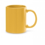 Tazas personalizadas en color de cerámica de 350ml Basic Colorful color amarillo