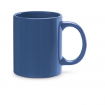 Tazas personalizadas en color de cerámica de 350ml Basic Colorful color azul