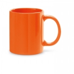 Tazas personalizadas en color de cerámica de 350ml Basic Colorful color naranja