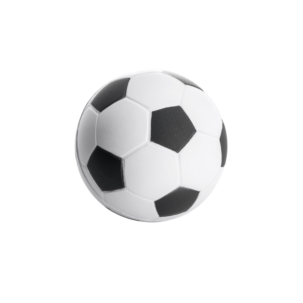 Pelota de fútbol antiestrés para publicidad ZenBall color negro Pelota de fútbol antiestrés para publicidad ZenBall color negro