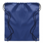 Mochila saco promocional de plástico reciclado Urban Recycled color azul segunda vista