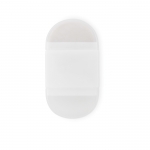 Goma con sacapuntas para personalizar con tu logotipo Duo color blanco segunda vista