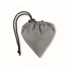 Bolsa plegable de plástico reciclado en color Strawberry RPET color gris oscuro segunda vista