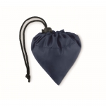 Bolsa plegable de plástico reciclado en color Strawberry RPET color azul marino segunda vista