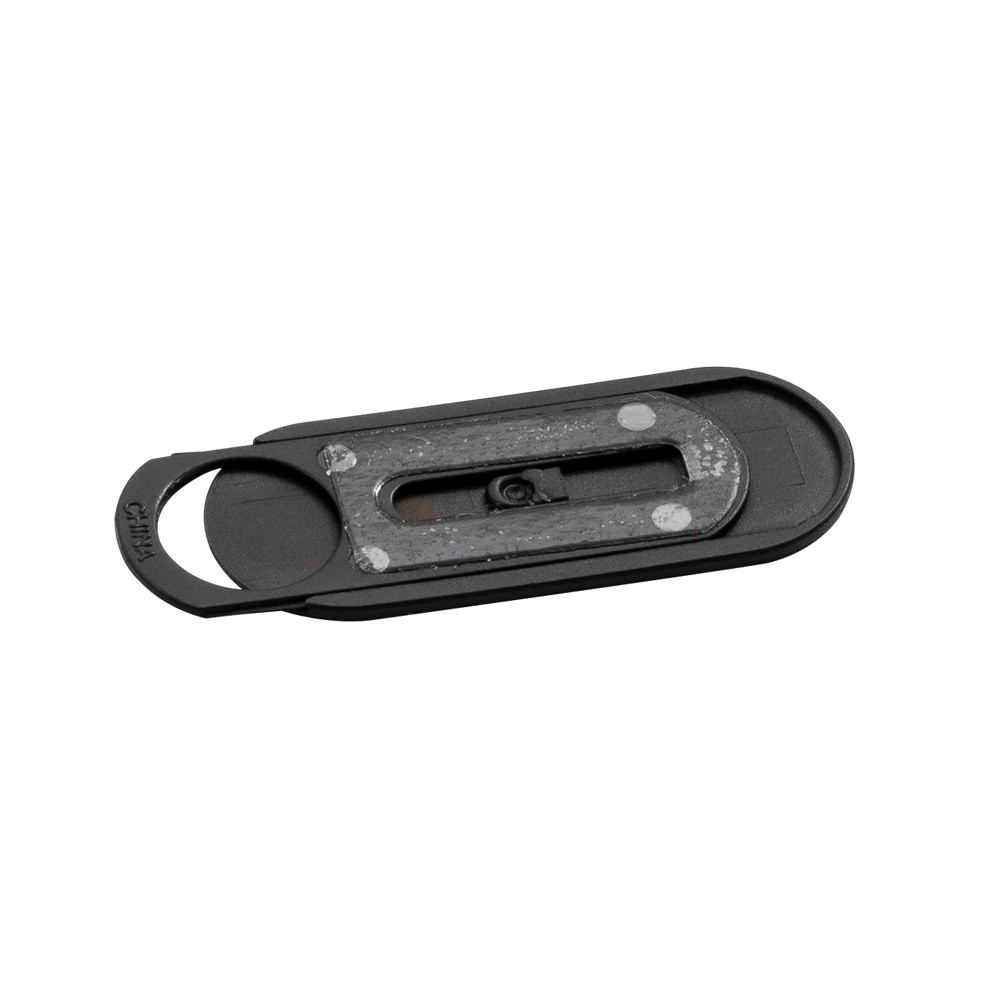 Protector de webcam personalizado con tapa deslizante Spyshield color negro tercera vista Protector de webcam personalizado con tapa deslizante Spyshield color negro tercera vista