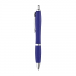 Bolígrafo ecológico carcasa paja de trigo color azul 3
