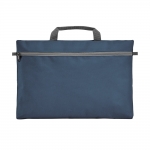 Bolsa portadocumentos personalizada barata de poliéster 600D Basic color azul primera vista