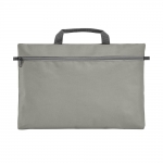 Bolsa portadocumentos personalizada barata de poliéster 600D Basic color gris primera vista