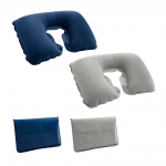 Almohadilla inflable de viaje personalizada con logo Basic Style varios colores