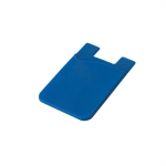 Tarjeteros personalizados de silicona con cinta adhesiva SilconCase color azul