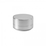 Elegante altavoz bluetooth para publicidad de aluminio AluSound color plateado mate