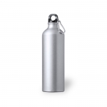 Botellas de aluminio personalizadas grandes 800ml Cruiser XL Matt color plateado primera vista